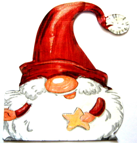 servetel hartie de craciun cu gnomes 1170